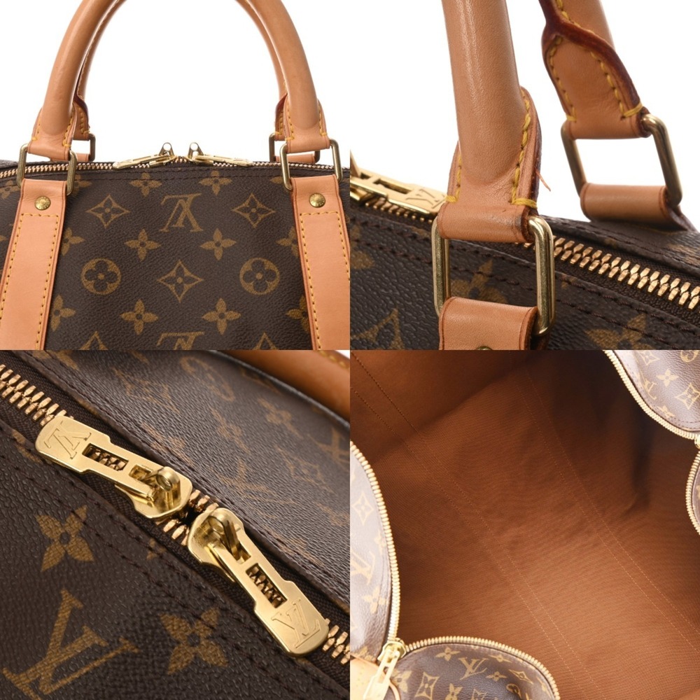 LOUIS VUITTON Brown Monogram Canvas Keepall 60 Boston Bag - Picture 10 of 11